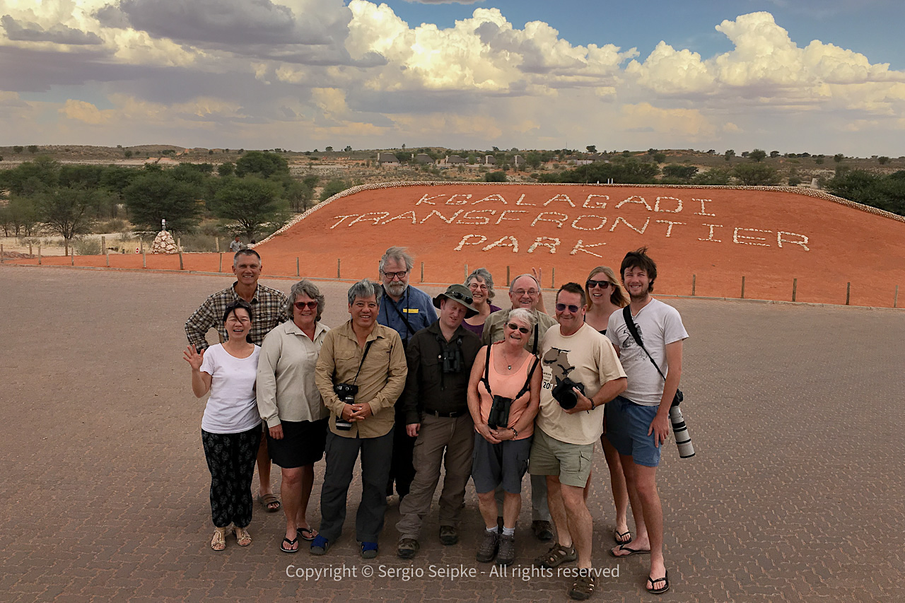 Group at Twee Rivieren, Kgalagadi Transfrontier Park, by Sergio Seipke